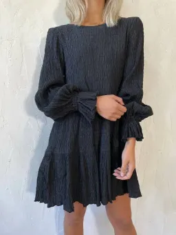 Sovere Asher Reversible Smock Dress Black Size AU 8 for rent on The Volte - image 4