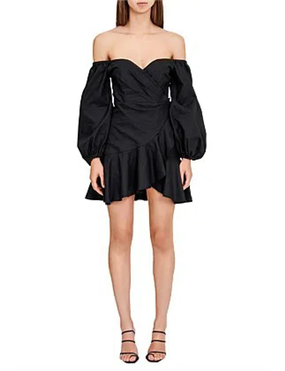 Significant Other Jasmine Short Sleeve Mini Dress Black Size AU 12 - Image 1