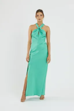 One Fell Swoop Ada Maxi Dress in Juniper Size 8 for rent on The Volte - image 1