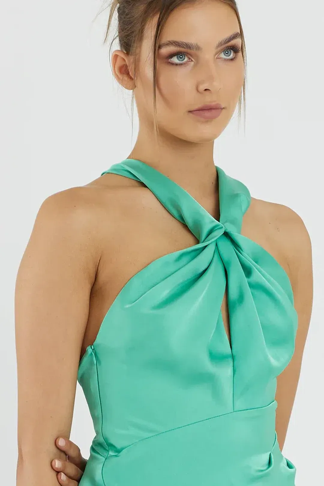 One Fell Swoop Ada Maxi Dress in Juniper Size 8 for rent on The Volte - main image