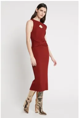 Sass & Bide No More Wishing Dress in Cherry Red Size 6 for rent on The Volte - image 2