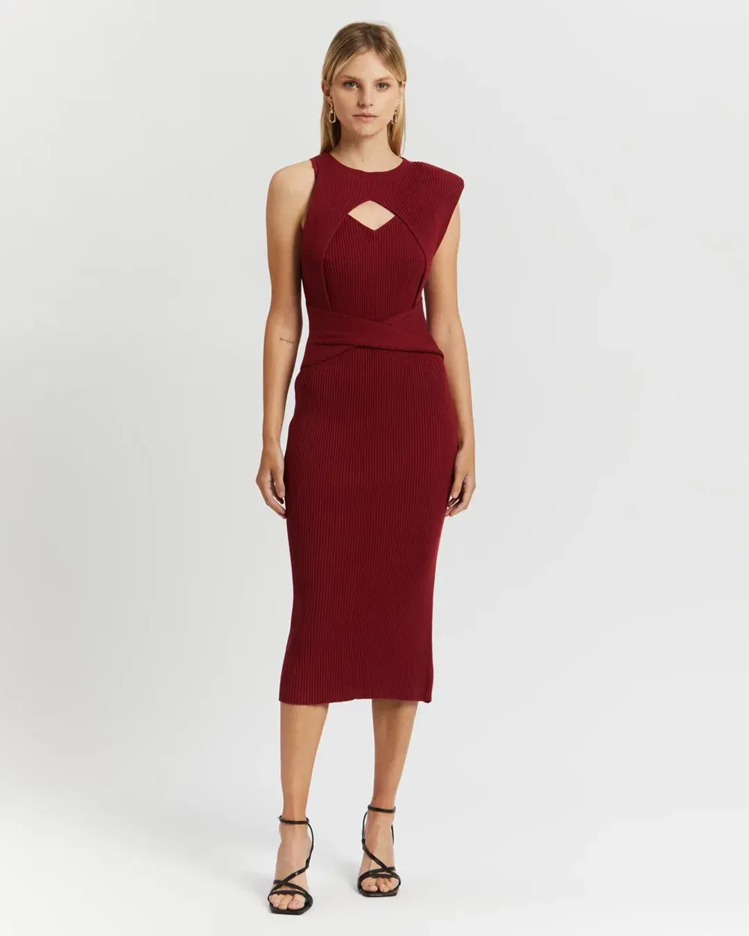 Sass & Bide No More Wishing Dress in Cherry Red Size 6 for rent on The Volte - main image