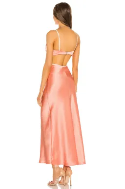 Bec & Bridge Veronique Maxi Dress Coral Size 12 for rent on The Volte - image 2