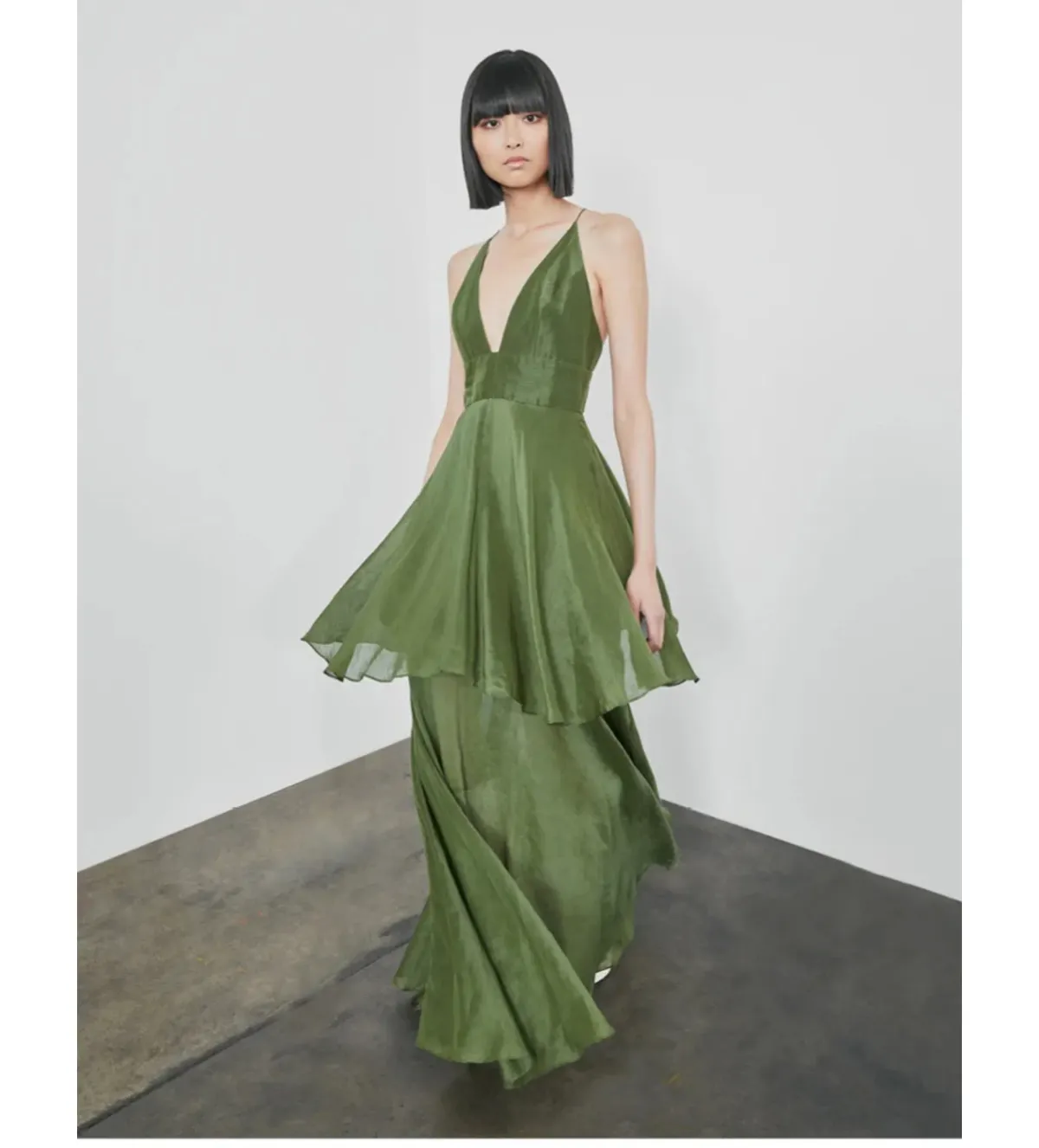Ginger & Smart Eminence Gown Green Size 8 - Image 1