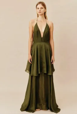 Ginger & Smart Eminence Gown Green Size 8 for rent on The Volte - image 2