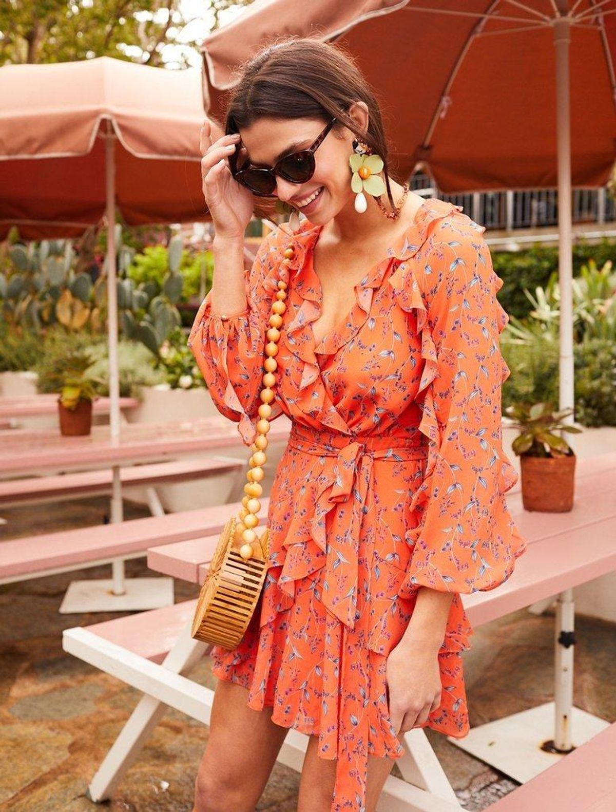Talulah Daring Day L/S mini dress for rent on The Volte - main image