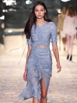 Alice McCall I Feel It Coming dress blue size 12 for rent on The Volte - image 1