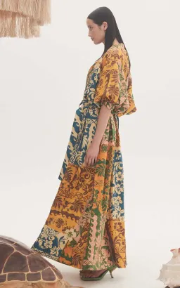 Alemais Archie Wrap Dress Multi Size 14 for rent on The Volte - image 2
