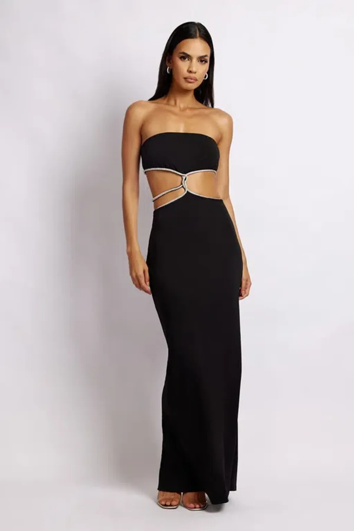 Meshki Billie Maxi Dress Black XXS /Au 4 for rent on The Volte - main image