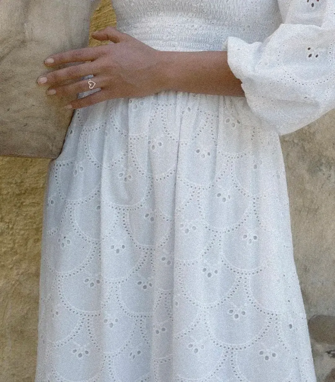 Palm Noosa Goodall Dress White Size 10 for rent on The Volte - main image