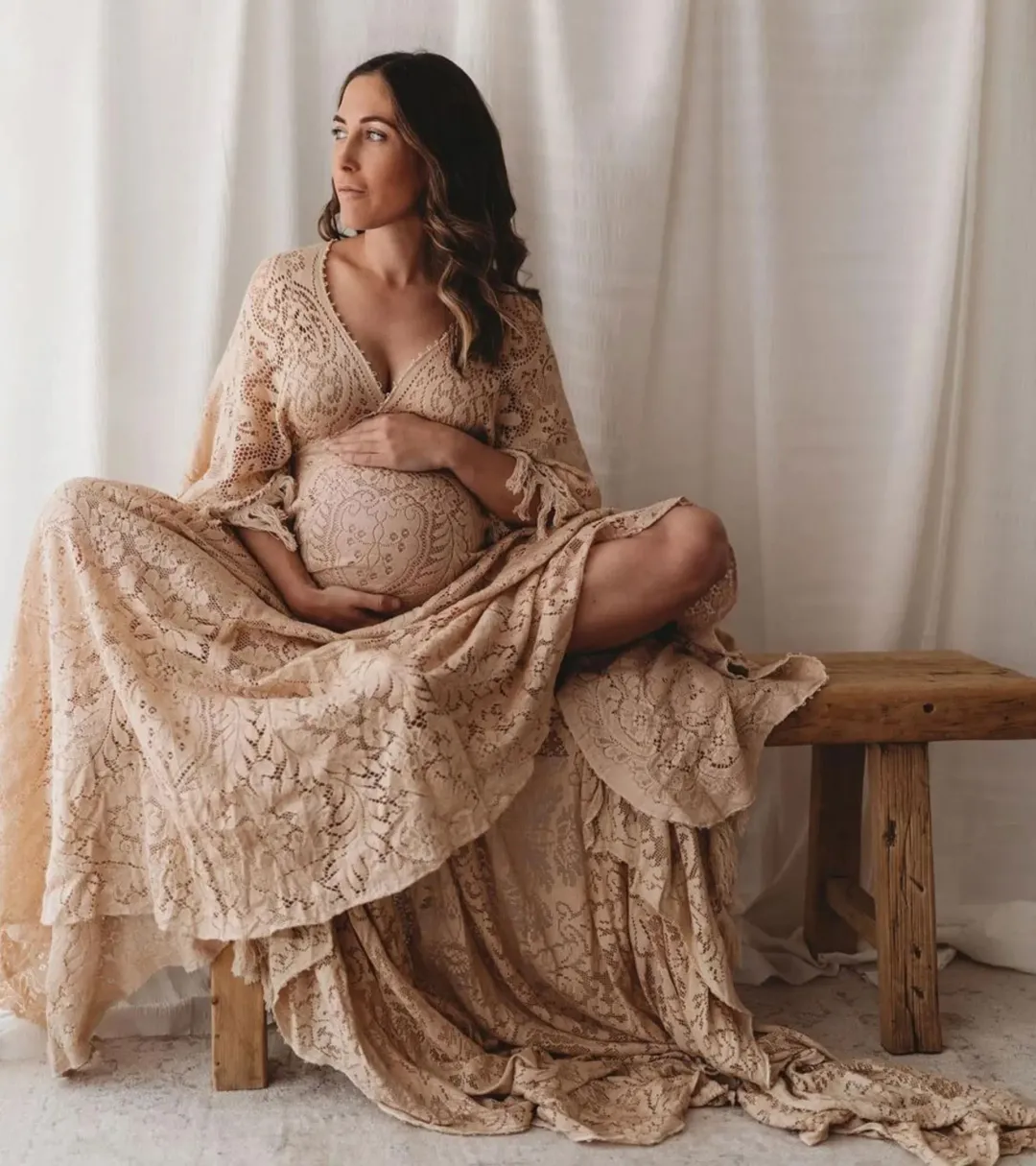 We Are Reclamation Magic Maker Gown Dark Ivory One Size for rent on The Volte - main image