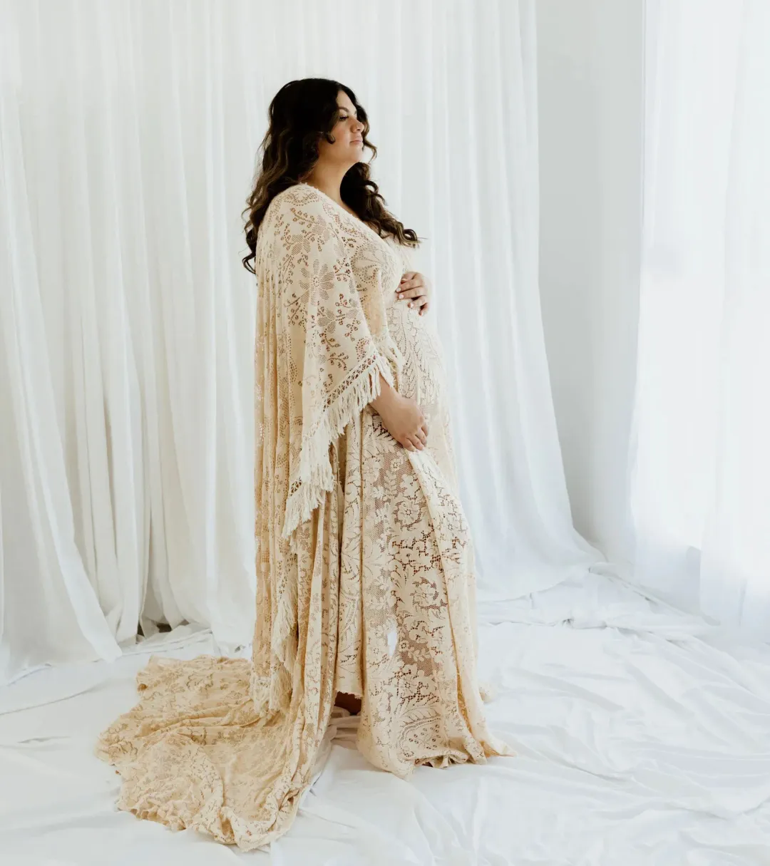 We Are Reclamation Magic Maker Gown Dark Ivory One Size for rent on The Volte - main image