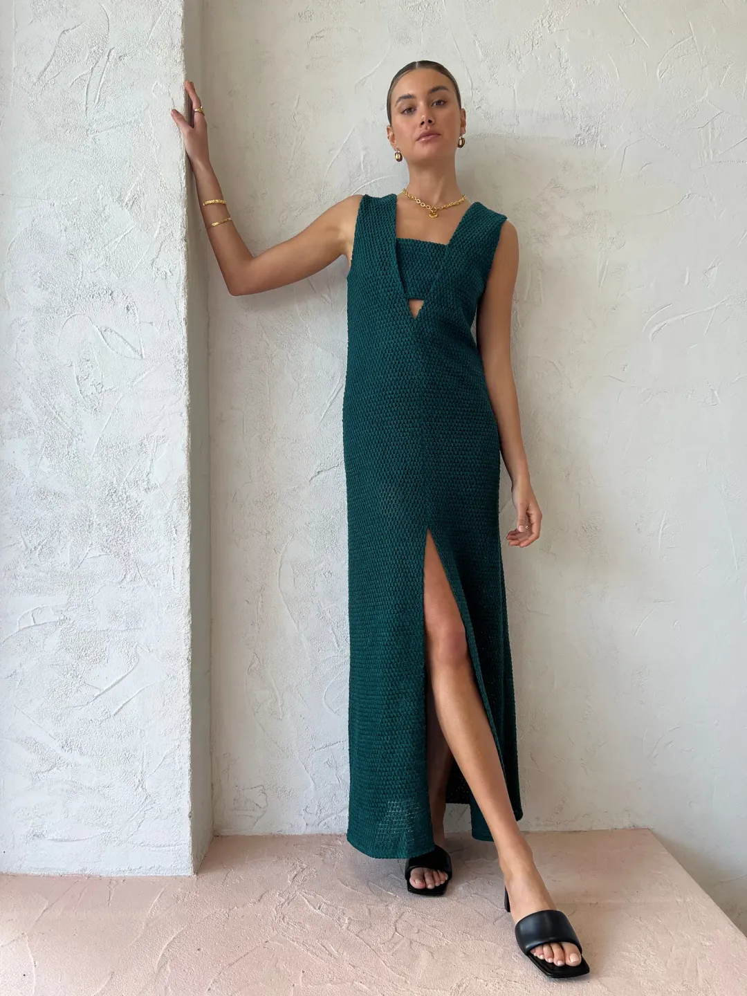 Camilla and Marc Adrien Dress Green Size 10 for rent on The Volte - main image