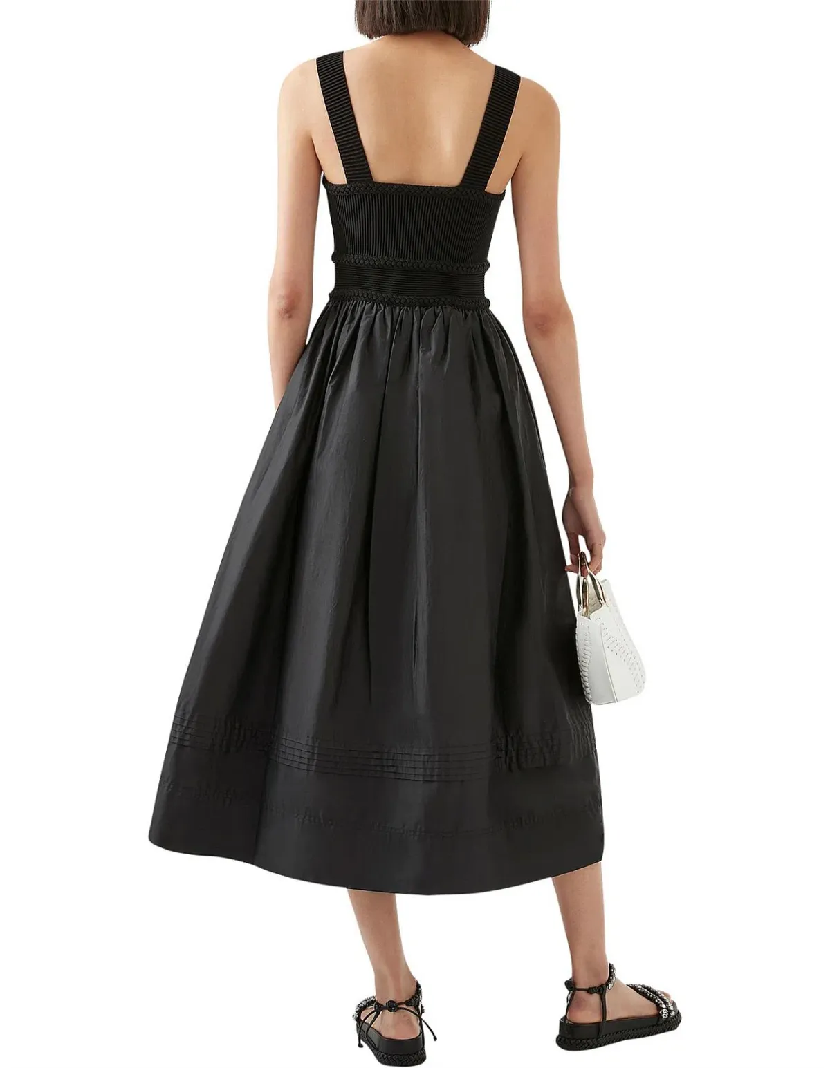Aje Romarin Dress Black Size M/AU 10 - Image 4