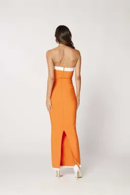Bianca & Bridgett Ashley Dress Orange Size 6 for rent on The Volte - image 4