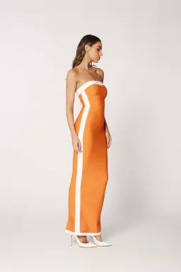 Bianca & Bridgett Ashley Dress Orange Size 6 for rent on The Volte - image 3