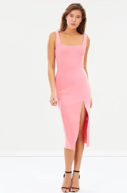 Bec & Bridge Hibiscus Islands Midi Dress Pink Size 6 for rent on The Volte - image 4