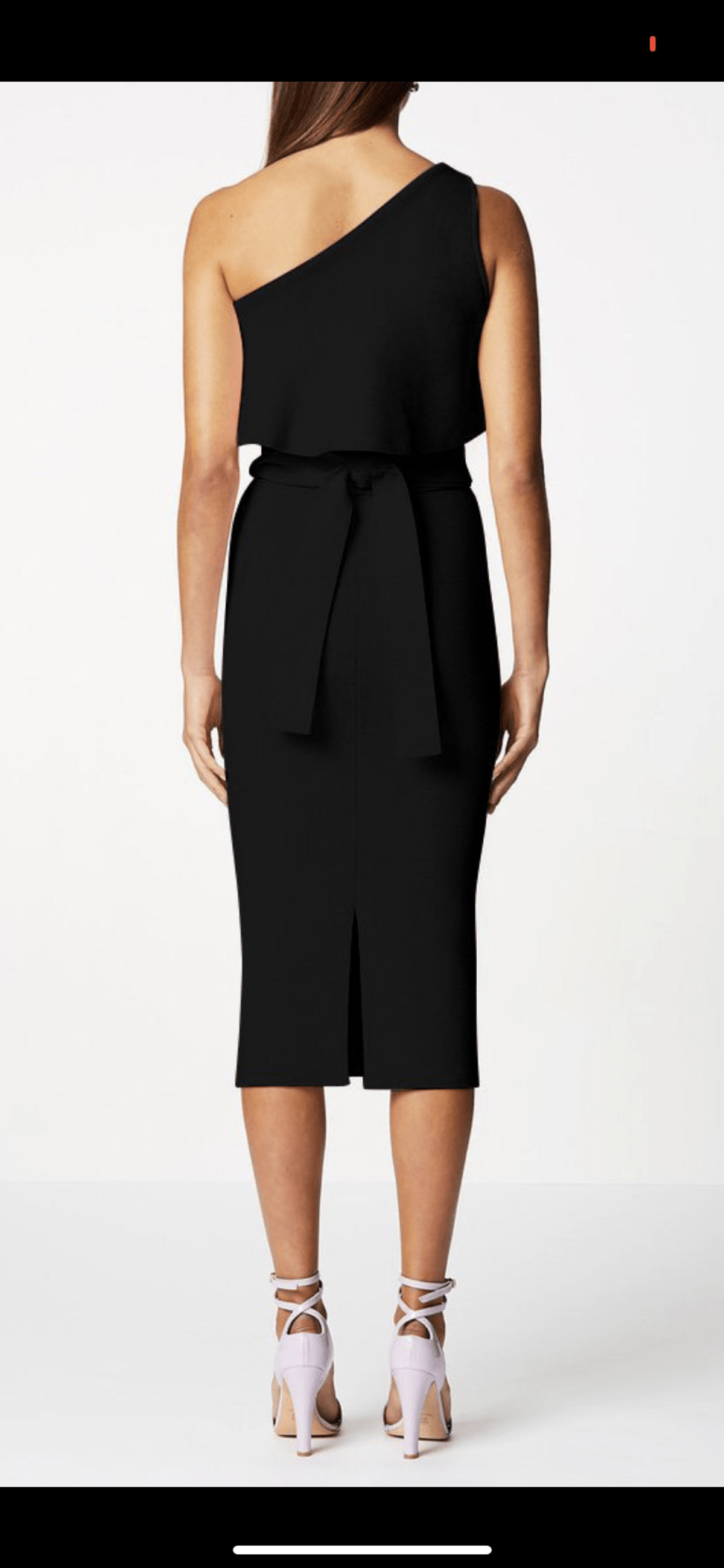 Scanlan Theodore - crepe dress black sz 6 - Image 3