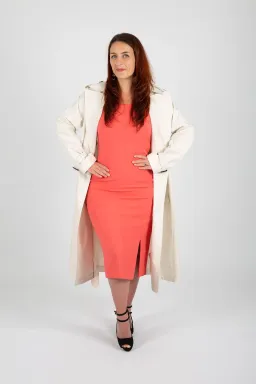 Hugo Boss Double-Breasted Trench Coat with Belted Closure White Size 10 for rent on The Volte - image 5