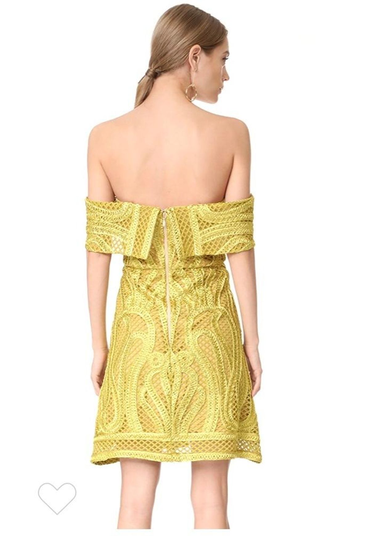 Thurley Ravello Strapless Mini Dress Yellow Size 10 - Image 3