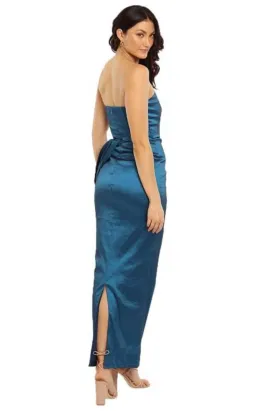 Elle Zeitoune One Shoulder Satin Dress for rent on The Volte - image 2