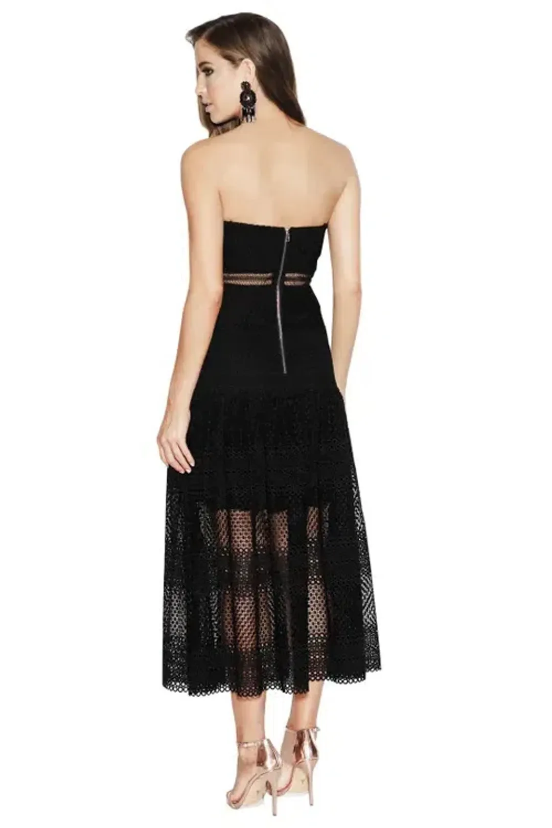 Grace & Hart Show Me Up Midi Black Size AU 8 for rent on The Volte - main image