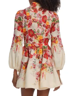 Zimmermann The Wonderland Buttoned Mini in Elka Poppy Ivory Size 1 /Au 10 for rent on The Volte - image 6