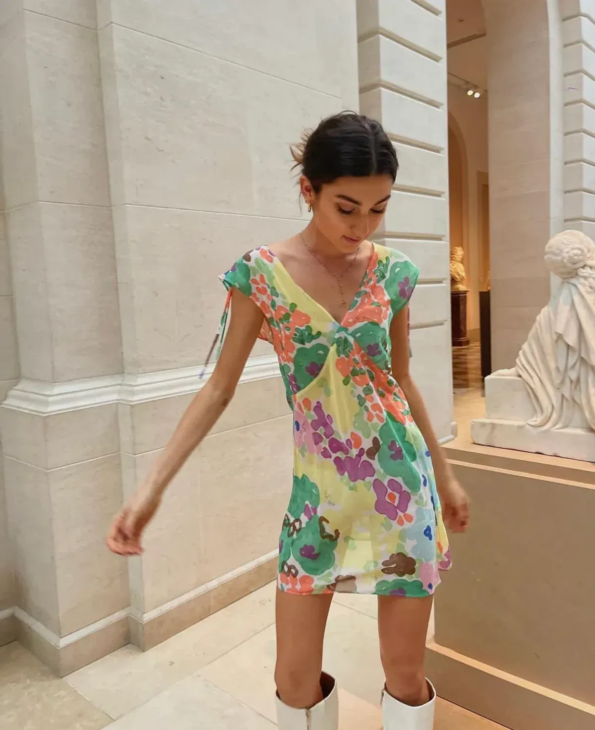 With Jean Lani Dress Water Babies Print Size S/AU 8 - Image 3