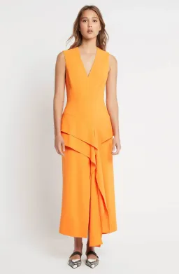 Sass And Bide Gown Orange Size AU 12 for rent on The Volte - image 1