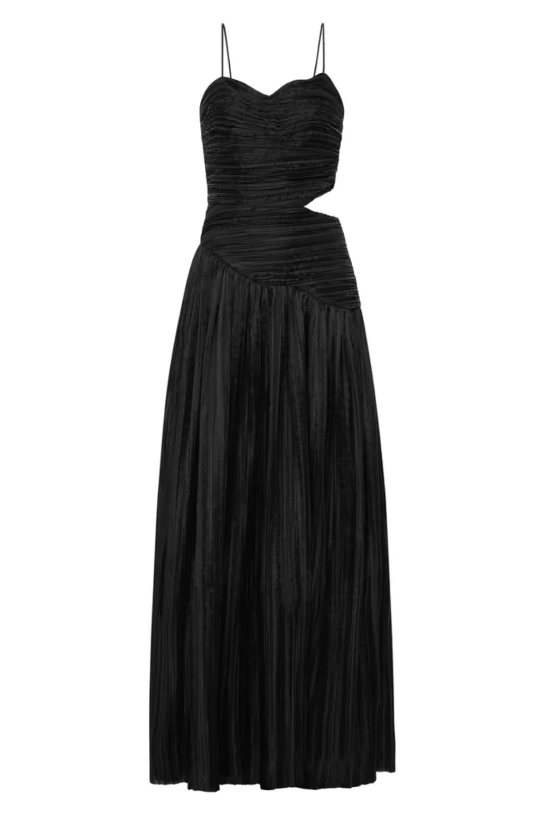 Aje Laurier Wave Maxi Dress Black Size AU 6 for rent on The Volte - main image