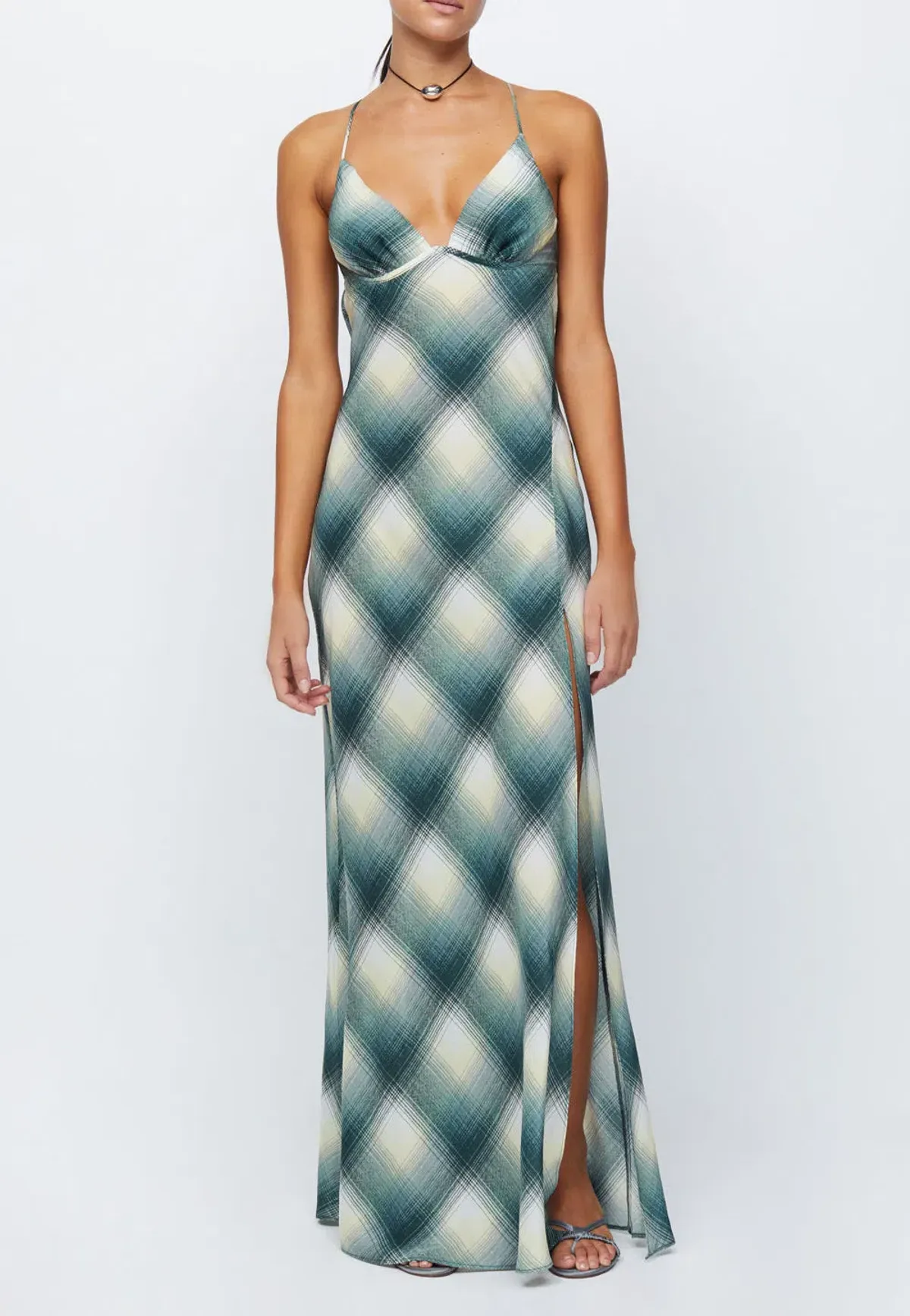 Bec & Bridge Edie Split Maxi Dress Print Size 8 / S - Image 1