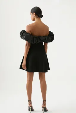 Aje Eldora Mini Dress Black Size XL / Au 14 for rent on The Volte - image 6