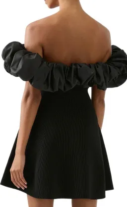 Aje Eldora Mini Dress Black Size XL / Au 14 for rent on The Volte - image 3
