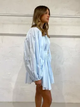 Acler Margot Mini Dress in Powder Blue Size 8 for rent on The Volte - image 3