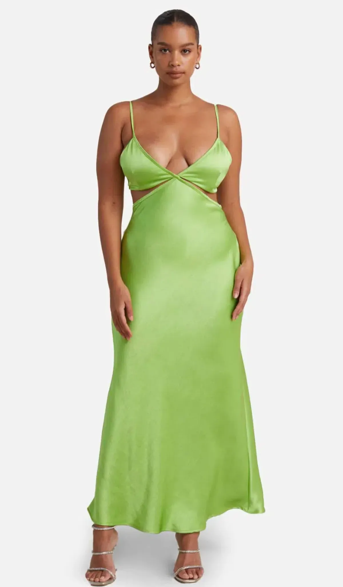 Bec & Bridge Veronique Maxi Dress Lime Size 12 for rent on The Volte - main image
