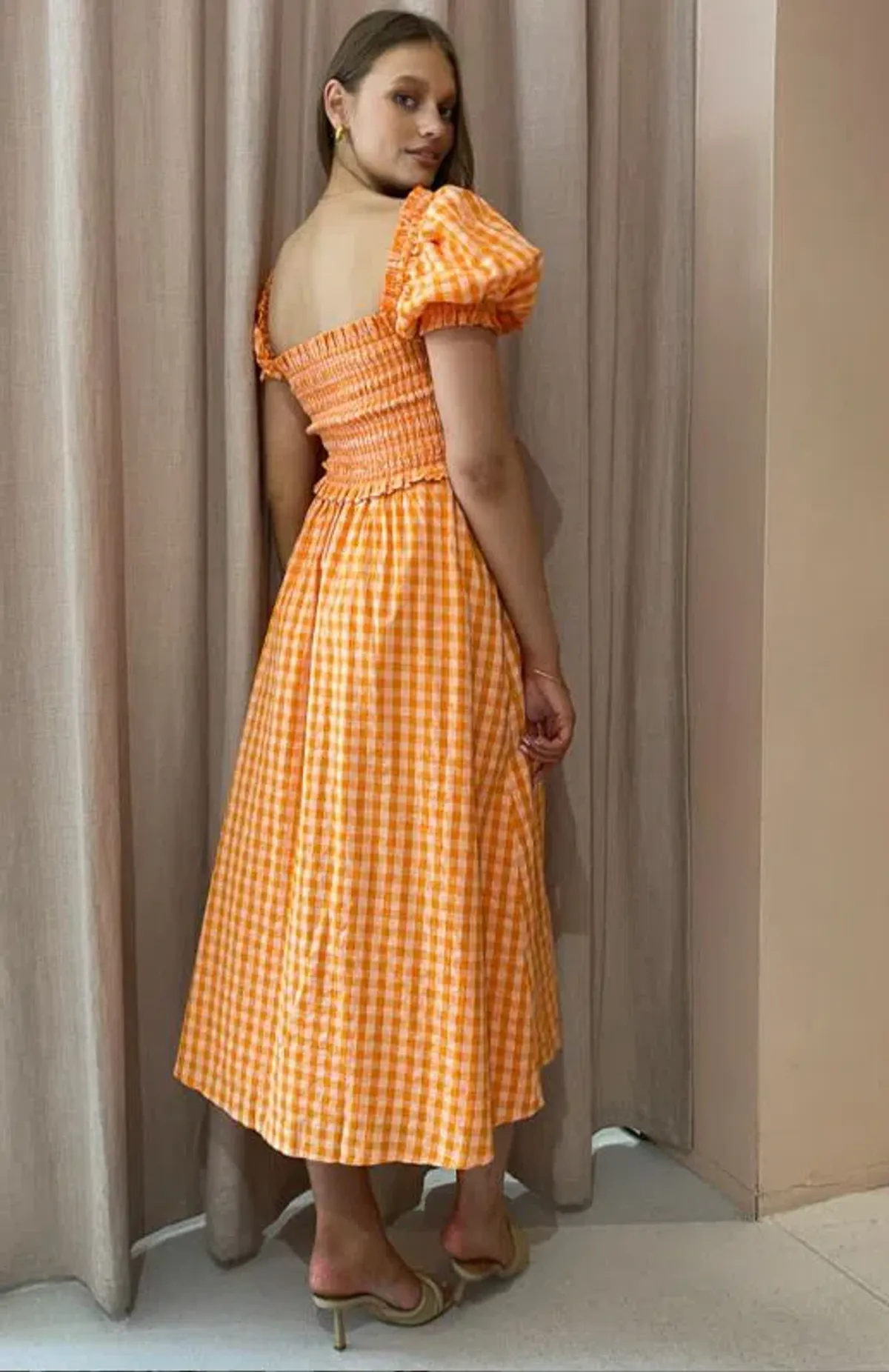 Steele Hollie Dress Orange Size AU 12 - Image 2