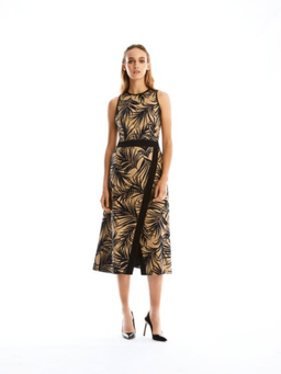 Hugo Boss Midi Dress Print One Size for rent on The Volte - image 1