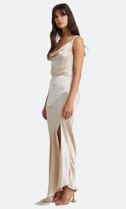 Bec & Bridge Moon Dance Cowl Dress Sand Size AU 6 for rent on The Volte - image 2