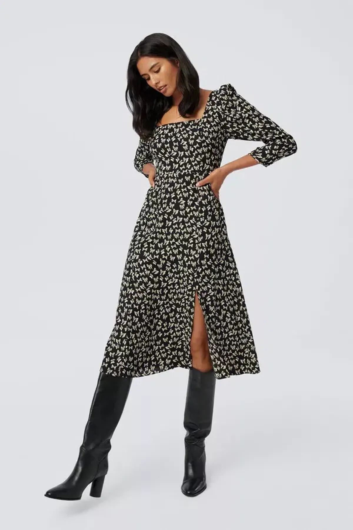 Diane Von Furstenberg Joanna Dress Black Size AU 12 - Image 1