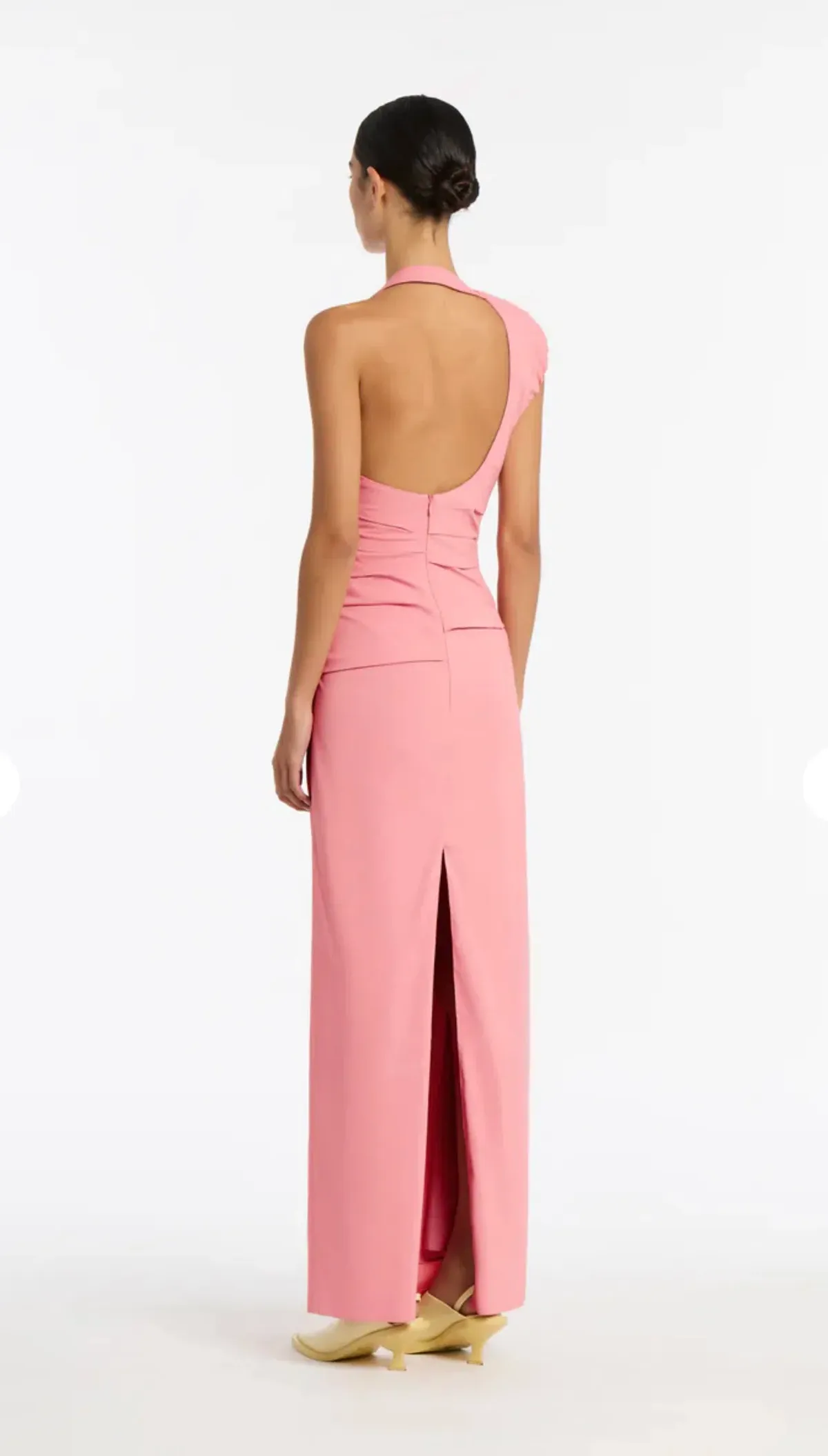Sir The Label Giacomo Gathered Gown Pink Size AU 8 - Image 3