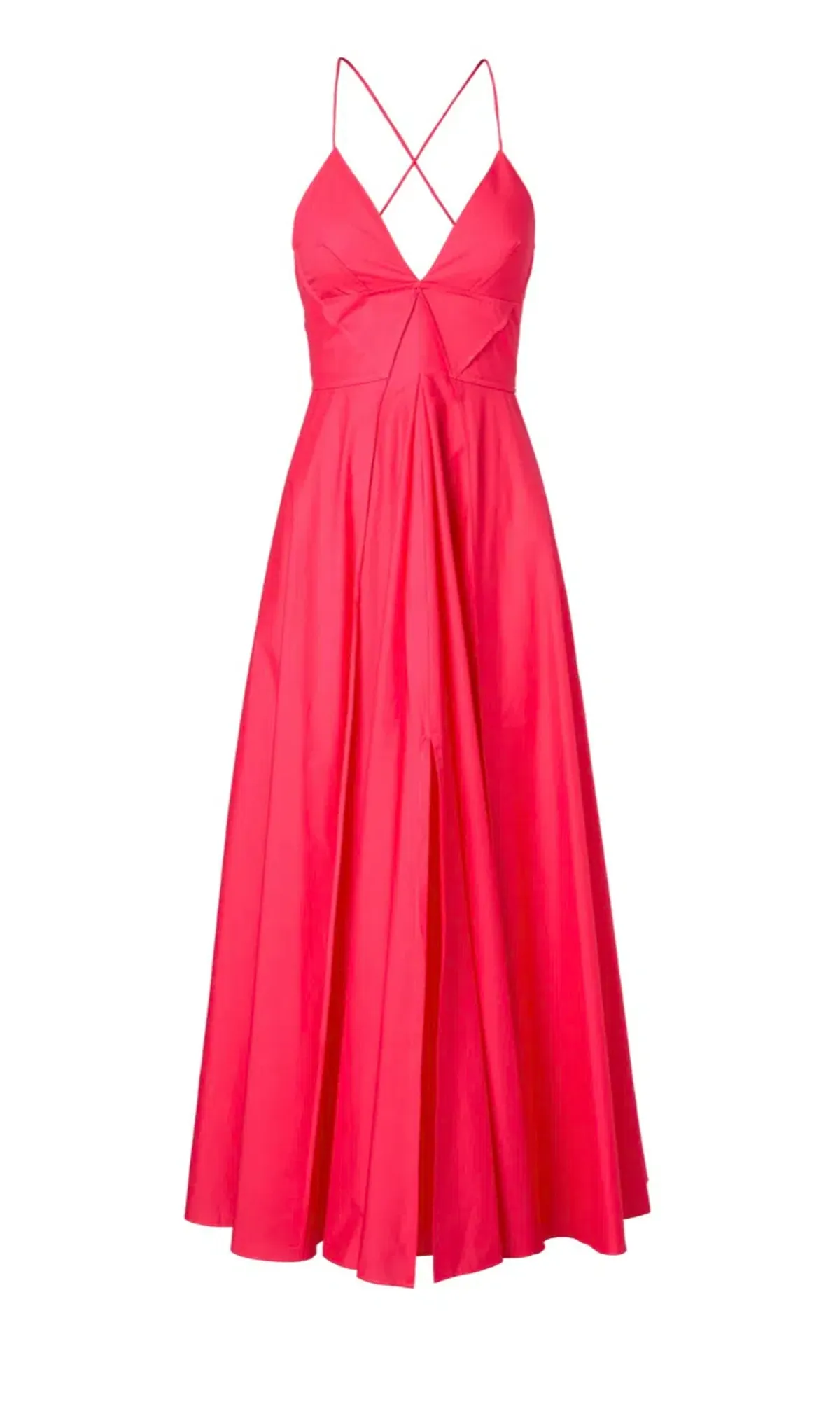 Scanlan Theodore Parachute Cotton Strappy Dress Maxi Fuschia Size AU 6 - Image 3