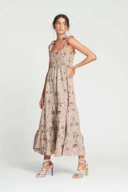 Sir The Label Stella Tiered Maxi Dress Print Size 1 / Au 8 for rent on The Volte - image 1