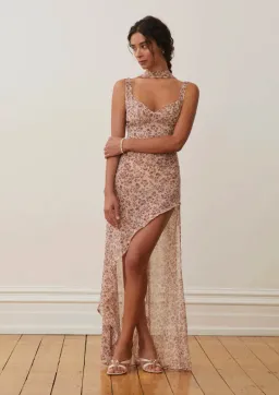 Arcina Ori Amelie Dress Beige Size L / AU 12 for rent on The Volte - image 1