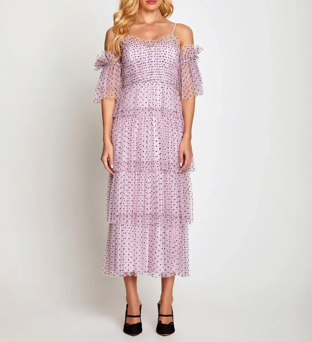Alice McCall Surrender Midi Dress Lilac Size 8 for rent on The Volte - main image