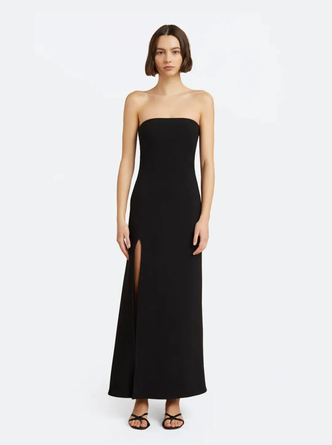Bec & Bridge Ryan Strapless Dress Black Size 6 for rent on The Volte - main image