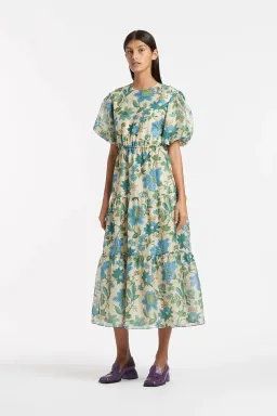Sir The Label Celia Open Back Dress Cream Size 2 / AU 10 for rent on The Volte - image 1