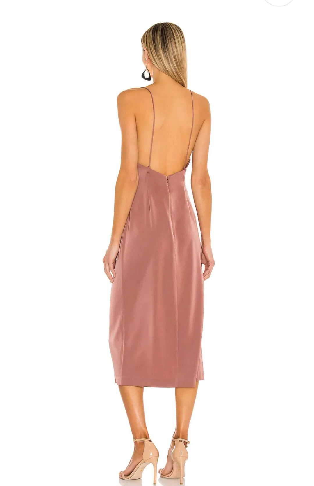NBD Malia Midi Dress Mauve Size 8 for rent on The Volte - main image