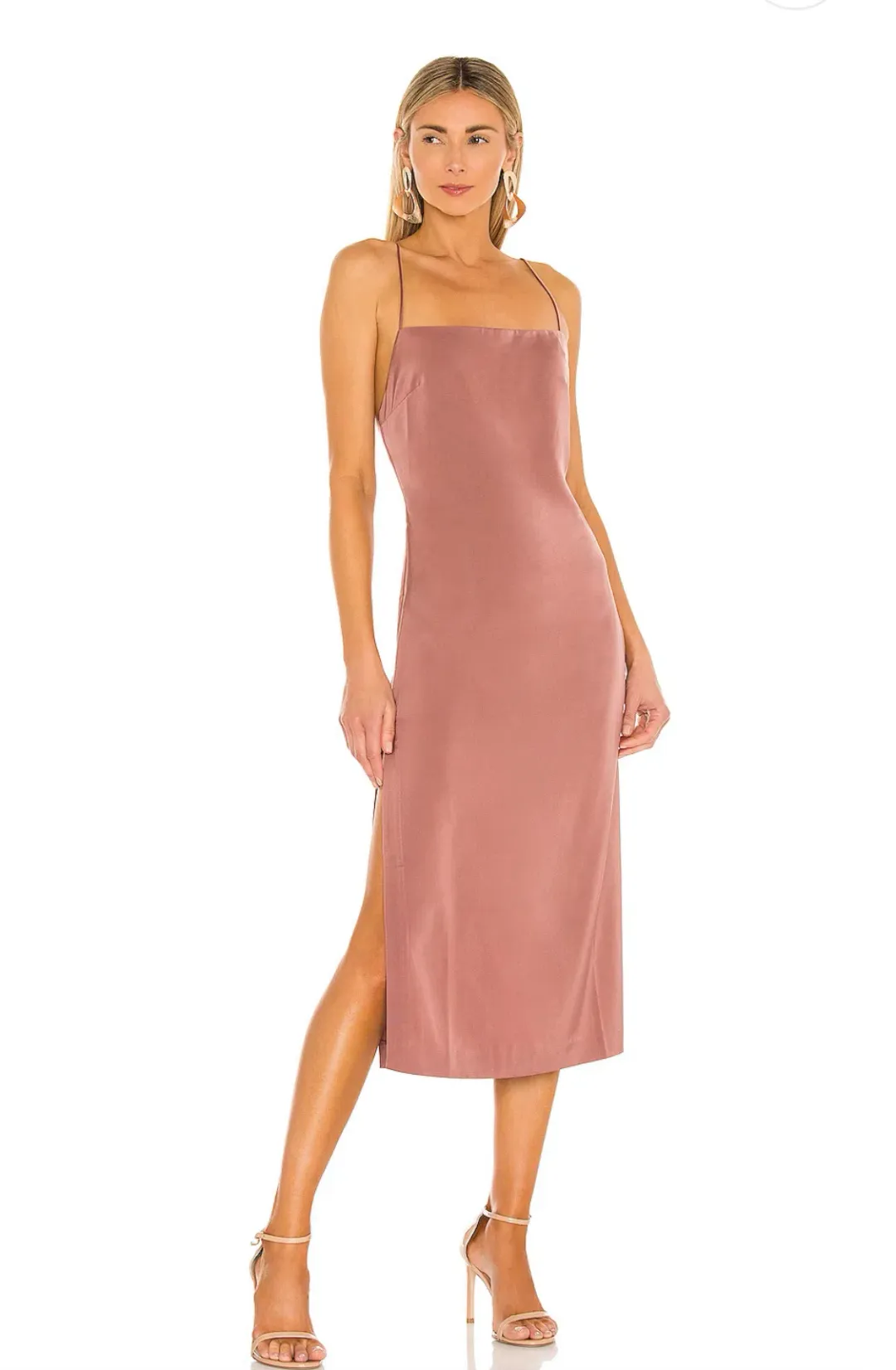 NBD Malia Midi Dress Mauve Size 8 for rent on The Volte - main image