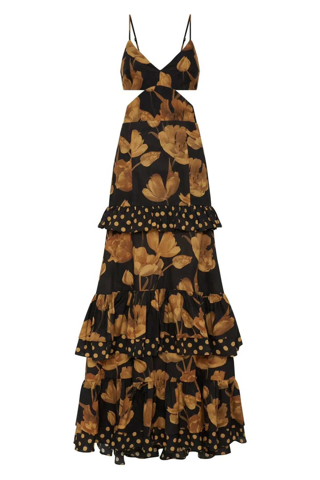 Sonya Moda Valentina Gown in Marabella Floral Print Size AU 6 for rent on The Volte - main image