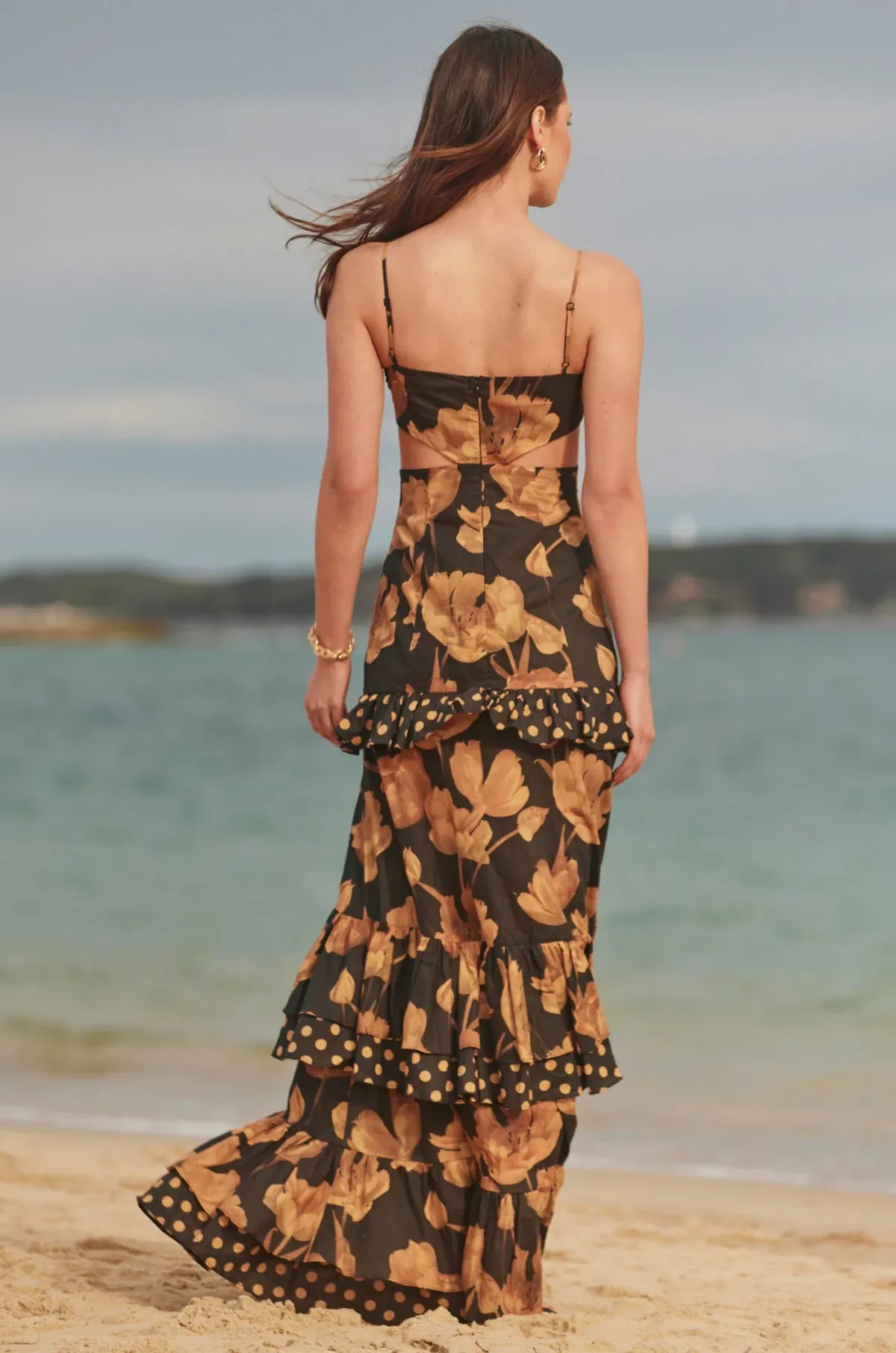 Sonya Moda Valentina Gown in Marabella Floral Print Size AU 6 - Image 3